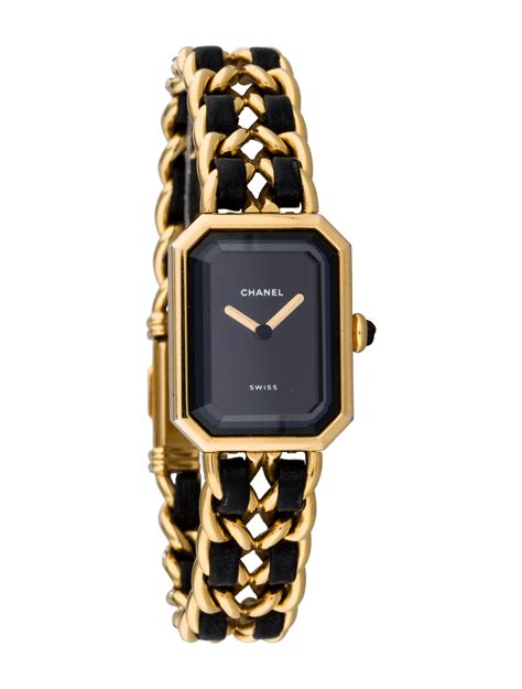 chanel uhr damen gold